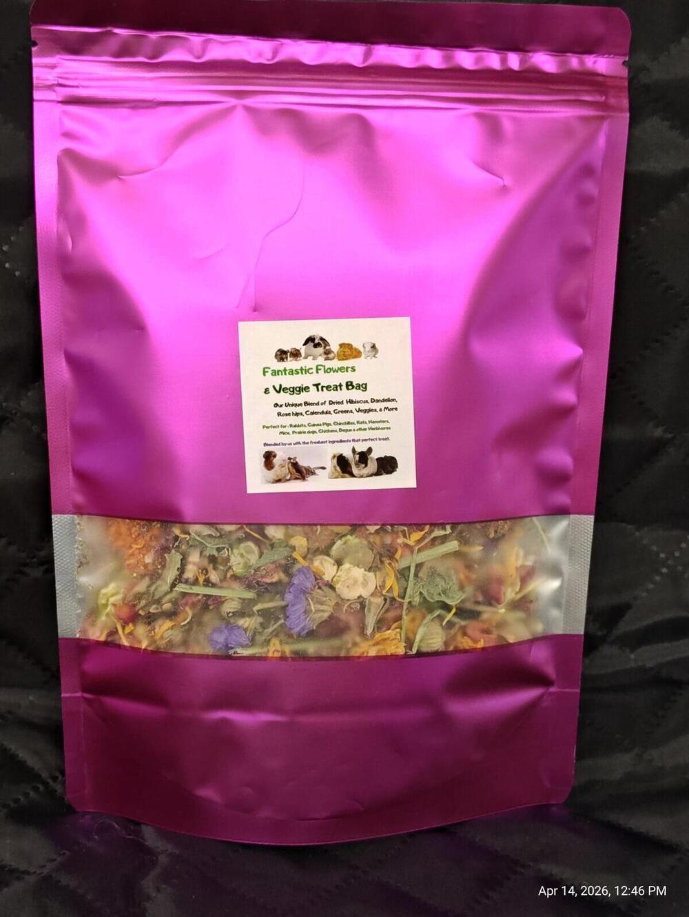 Fantastic Flowers & Veggie Blend for Chinchillas, Guinea Pigs & Rabbits & More